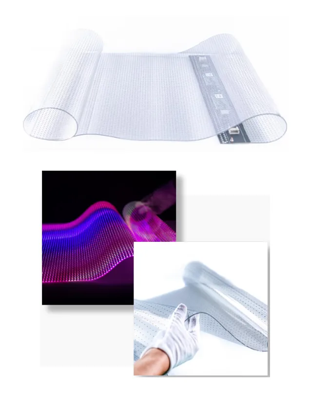 透明フィルムLED